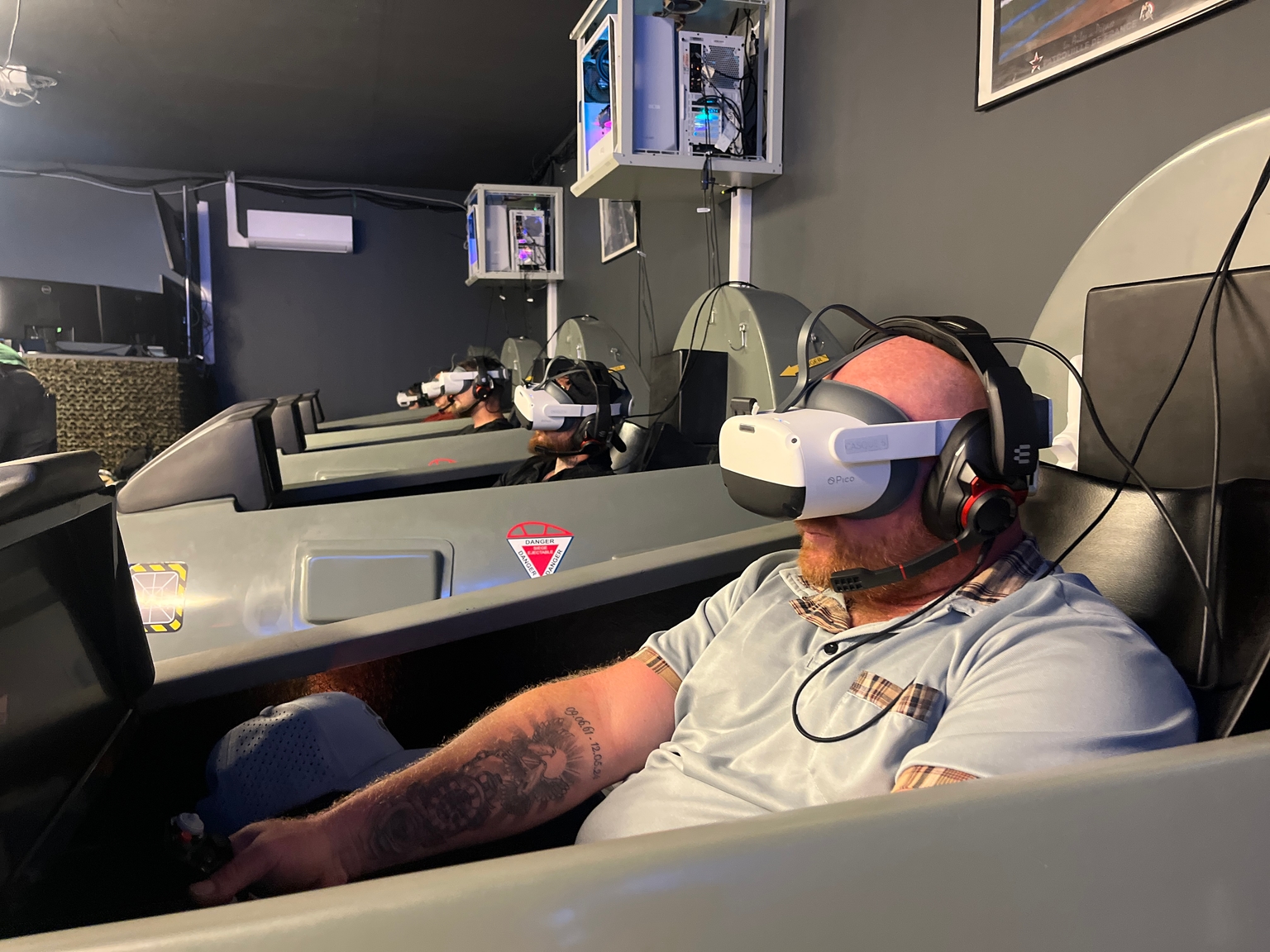 Simulateur en groupe chez Team Square